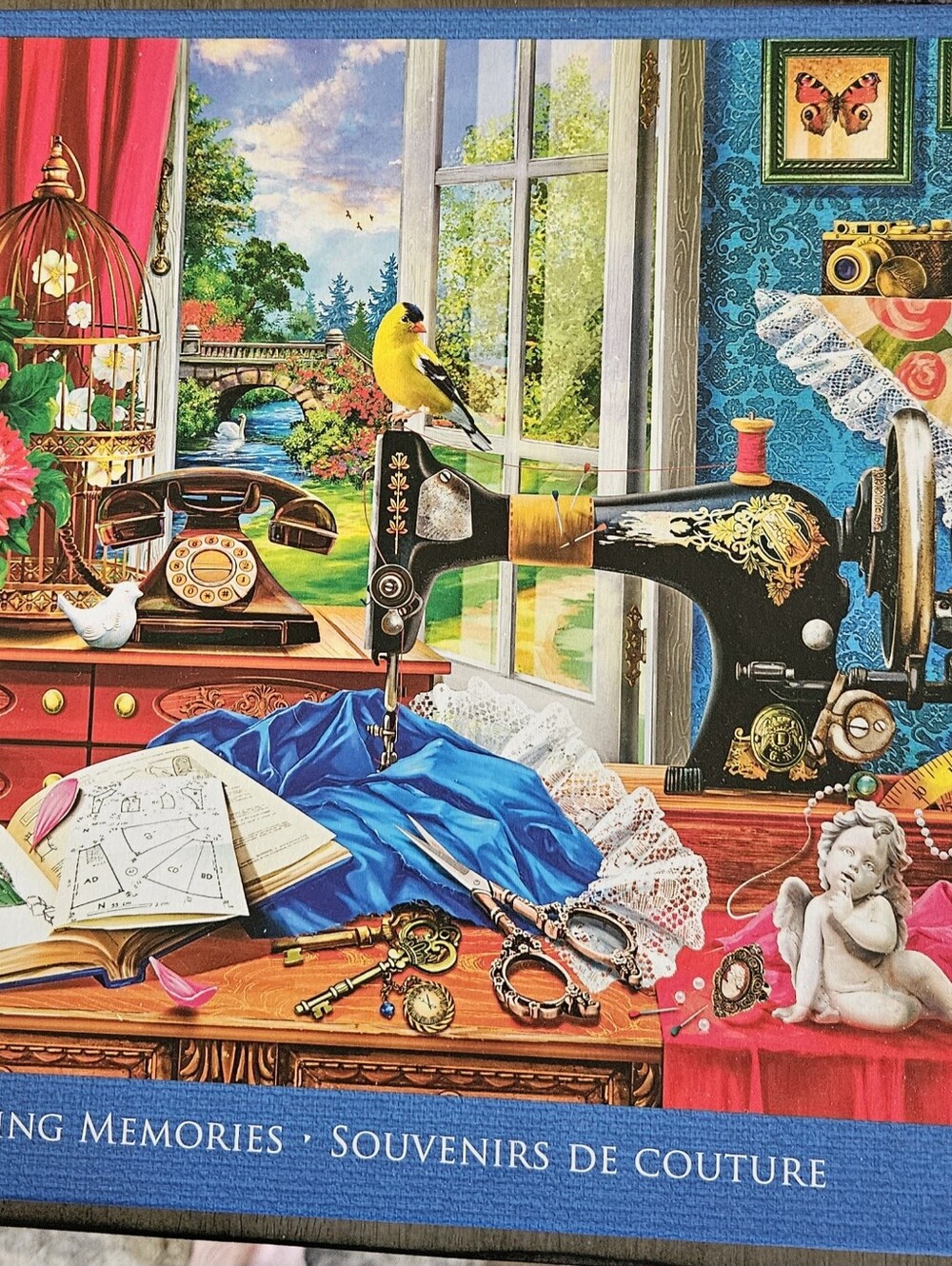 Sewing Memories Puzzle Art Print Puzzle 1000 Pc